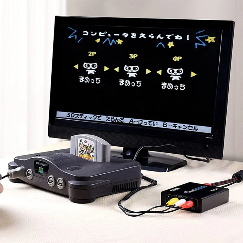 1080p AV og S-Video til HDMI Omformer Adapter - Retrospillkongen