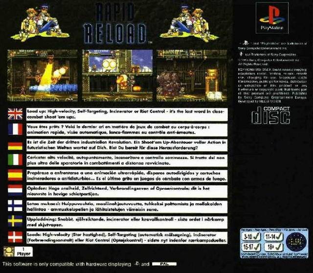 Rapid Reload - PS1 spill - Retrospillkongen