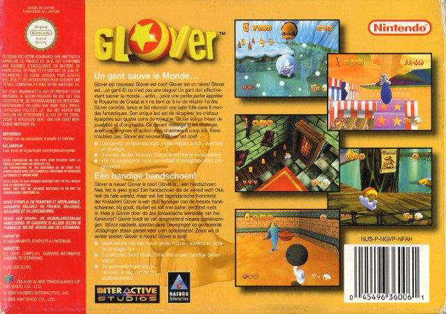 Glover - N64 spill - Retrospillkongen