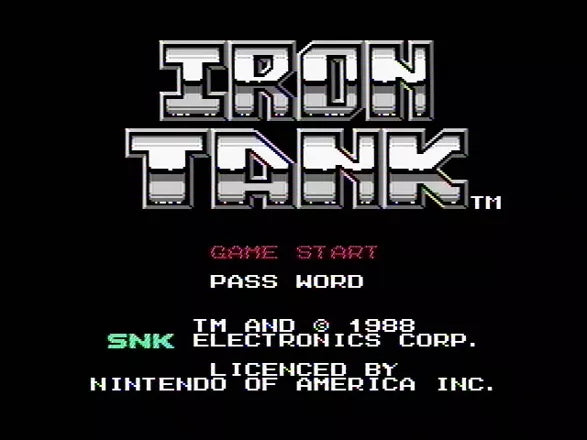 Iron Tank: The Invasion of Normandy - NES spill