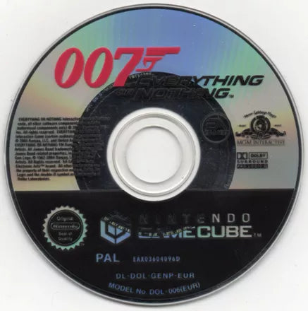 007: Everything or Nothing - Gamecube spill - Retrospillkongen