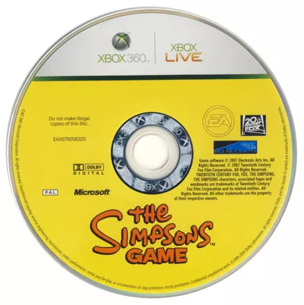 The Simpsons Game - Xbox 360 spill - Retrospillkongen