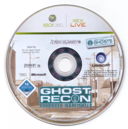 Tom Clancy's Ghost Recon: Advanced Warfighter - Xbox 360 spill - Retrospillkongen
