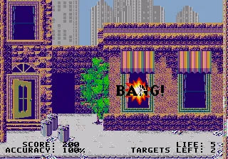 Menacer 6-Game Cartridge - SEGA Mega Drive spill - Retrospillkongen