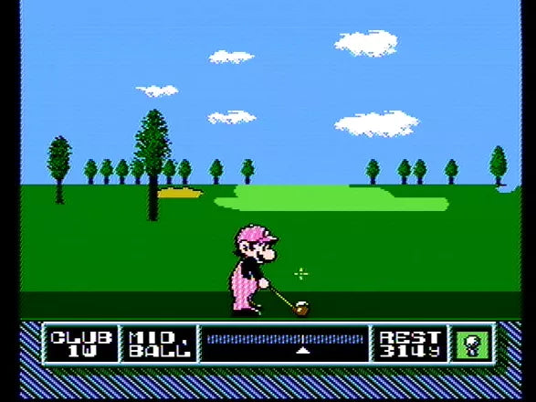 NES Open Tournament Golf - NES spill (I eske) - Retrospillkongen