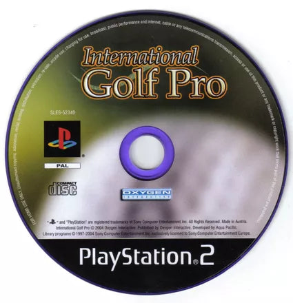 International Golf Pro - PS2 spill - Retrospillkongen