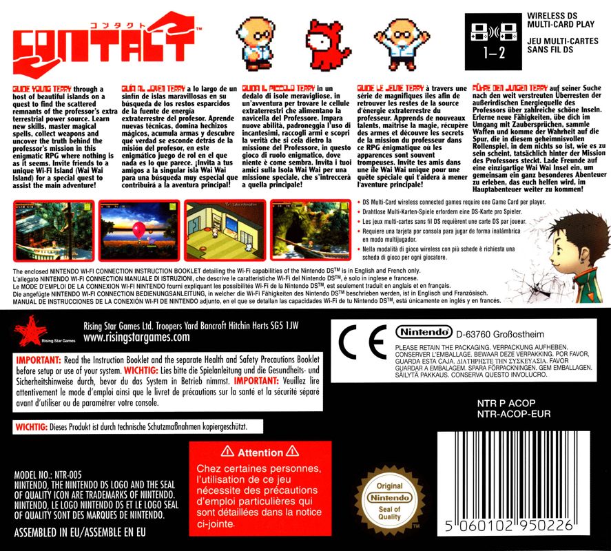 Contact - Nintendo DS spill - Retrospillkongen
