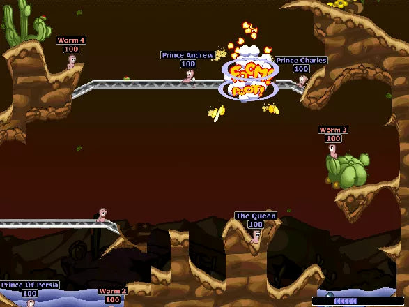 Worms: Armageddon - PS1 spill - Retrospillkongen