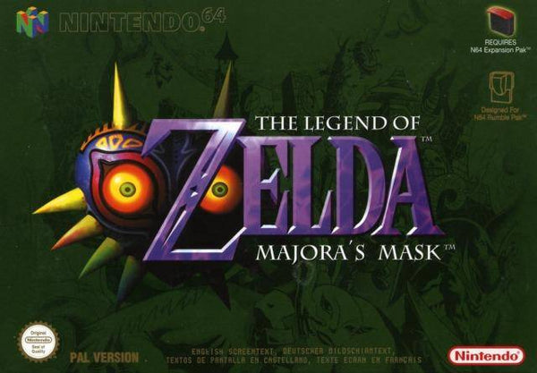 The Legend of Zelda Majoras Mask - N64 spill - Retrospillkongen
