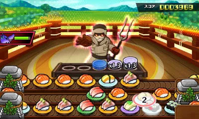 Sushi Striker The Way of Sushido - Nintendo 3DS spill - Retrospillkongen
