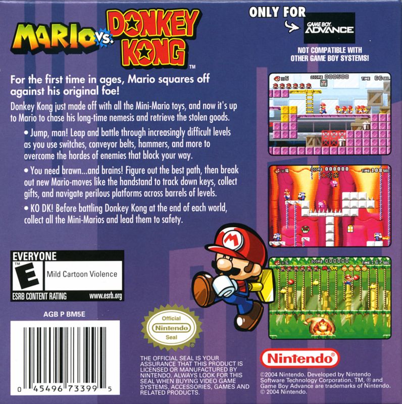 Mario vs. Donkey Kong - GBA spill - Retrospillkongen