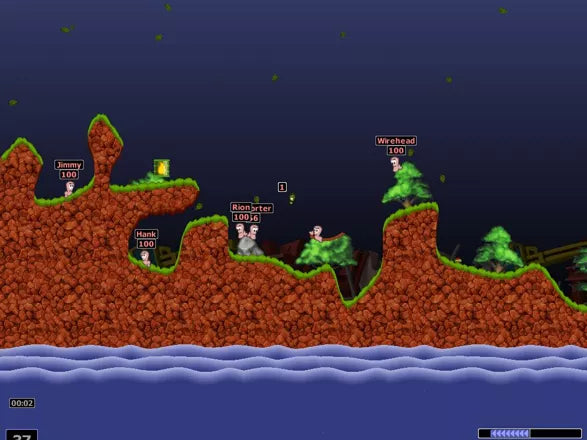 Worms: Armageddon - PS1 spill