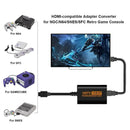 1080P HDMI Retro Spillkonsoll-Adapter Omformer Upscaler for NGC/N64/SNES/SFC - Retrospillkongen