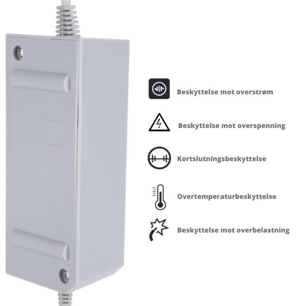 Strømadapter for Nintendo Wii konsollen - Retrospillkongen