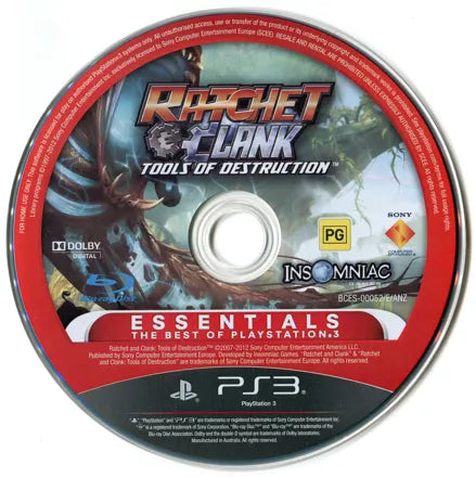 Ratchet & Clank: Tools of Destruction - PS3 spill - Retrospillkongen
