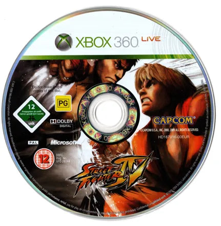Street Fighter IV - Xbox 360 spill - Retrospillkongen