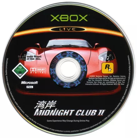 Midnight Club II - Xbox spill - Retrospillkongen