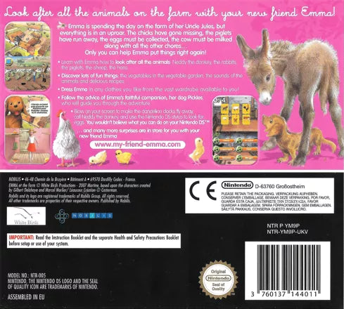 Emma at the Farm - Nintendo DS spill - Retrospillkongen