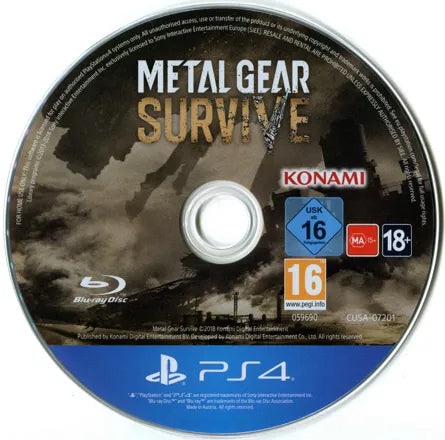 Metal Gear: Survive - PS4 Spill - Retrospillkongen
