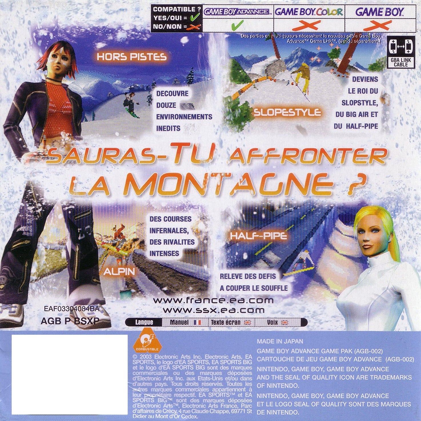 SSX 3 - GBA spill - Retrospillkongen