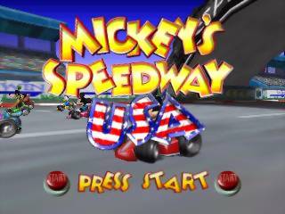 Mickey's Speedway USA - N64 spill - Retrospillkongen