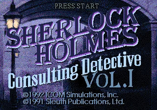 Sherlock Holmes: Consulting Detective - SEGA Mega-CD spill - Retrospillkongen