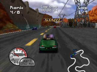 Roadsters - N64 spill - Retrospillkongen