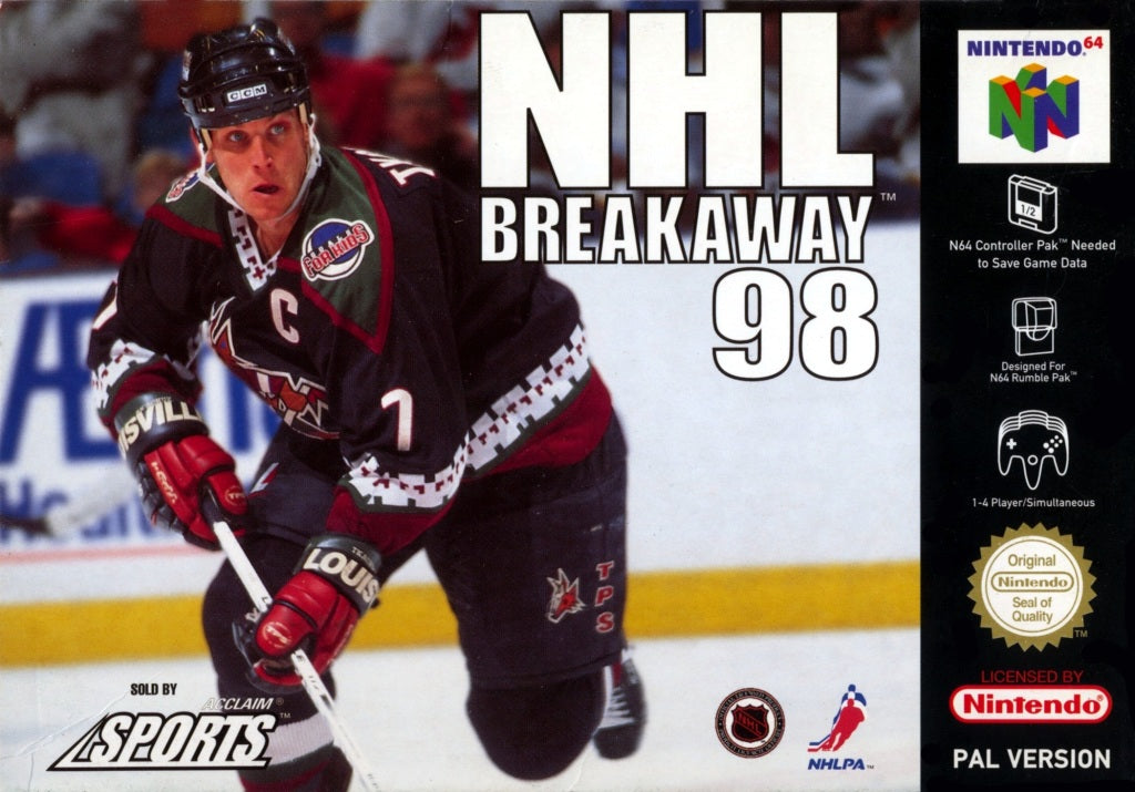 NHL Breakaway 98 - N64 spill - Retrospillkongen