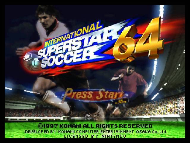 International Superstar Soccer 64 - N64 spill - Retrospillkongen