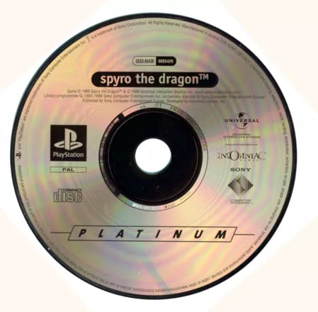 Spyro the Dragon - PS1 spill - Retrospillkongen