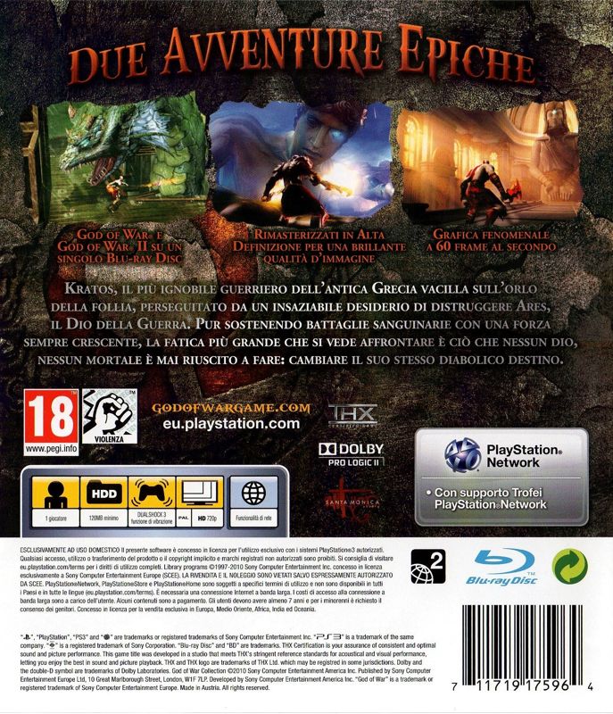 God of War Collection - PS3 spill - Retrospillkongen
