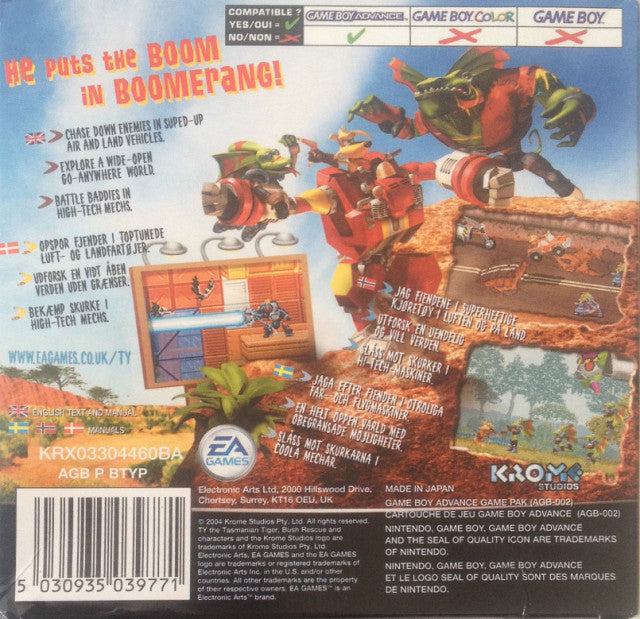 Ty2 the Tasmanian Tiger: Bush Rescue - GBA spill - Retrospillkongen
