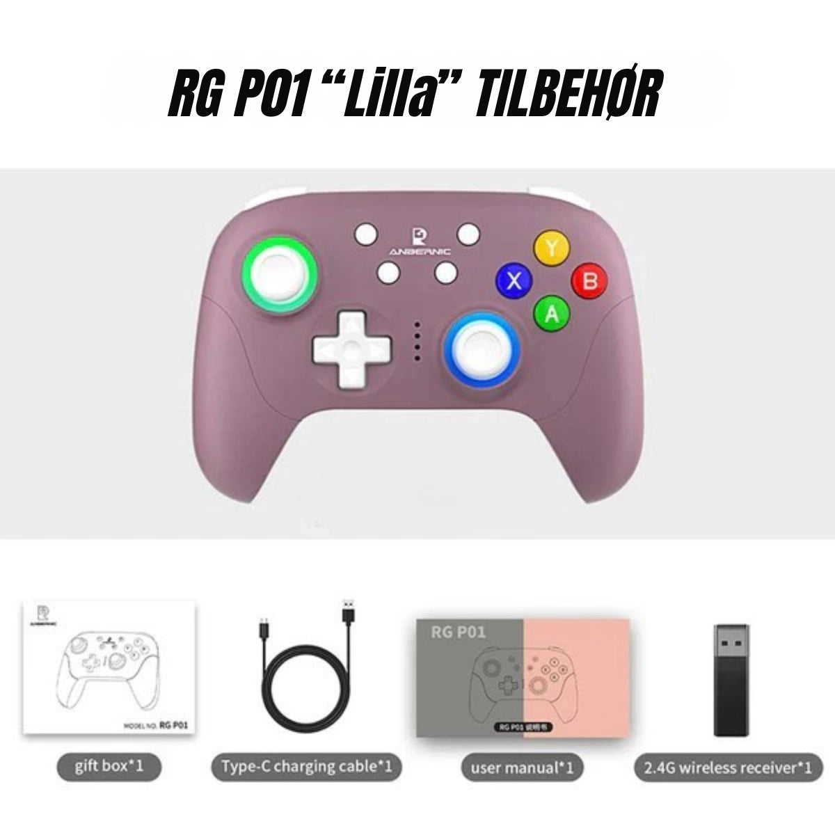 Anbernic RG P01 Kontroll for Switch og Anbernic - Retrospillkongen