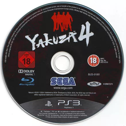 Yakuza 4 - PS3 spill - Retrospillkongen