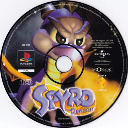 Spyro the Dragon - PS1 spill - Retrospillkongen