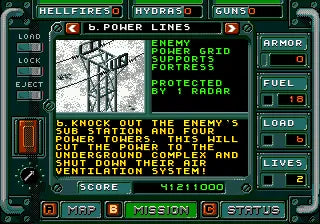 Jungle Strike: The Sequel to Desert Strike - SEGA Mega Drive spill - Retrospillkongen