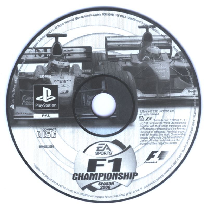 F1 Championship: Season 2000 - PS1 spill - Retrospillkongen