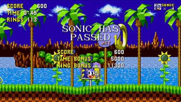 Sonic the Hedgehog - Sega Genesis spill - Retrospillkongen