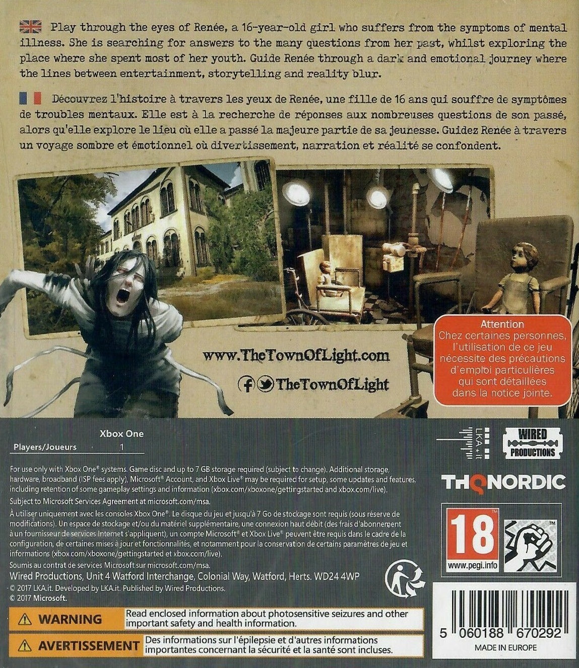 The Town of Light - Xbox One spill - Retrospillkongen