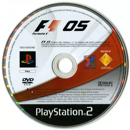 F1 05 | Formula One 05 - PS2 spill - Retrospillkongen