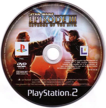 Star Wars: Episode III - Revenge of the Sith - PS2 spill - Retrospillkongen