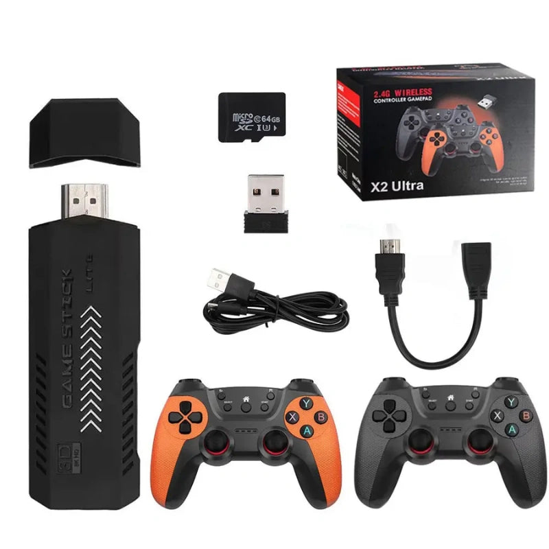 X2 Ultra Game Stick Retro Spillkonsoll - Retrospillkongen