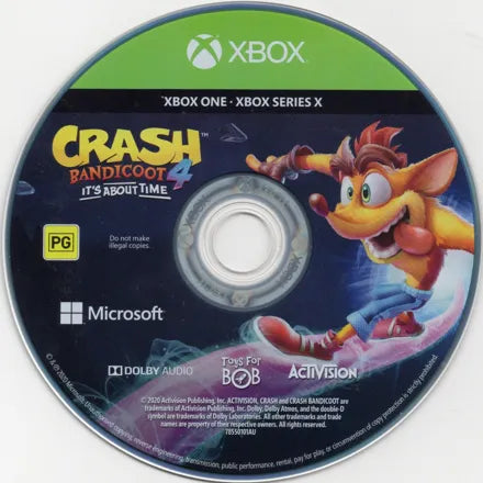 Crash Bandicoot 4: It's About Time - Xbox One / Series X spill - Retrospillkongen