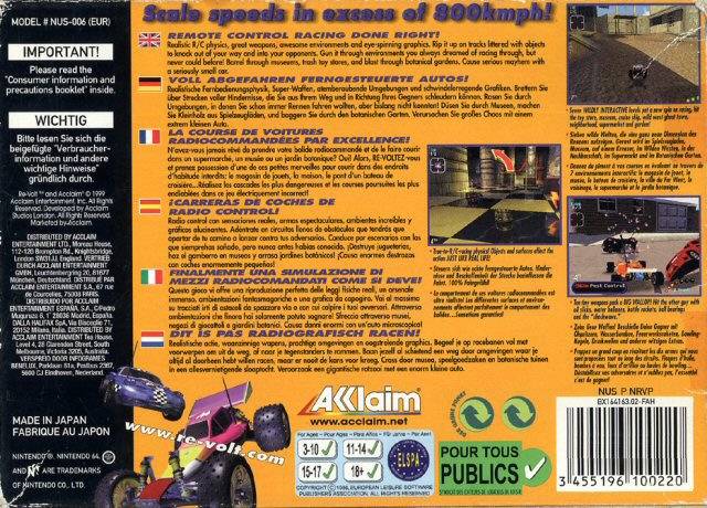 Re-Volt - N64 spill - Retrospillkongen