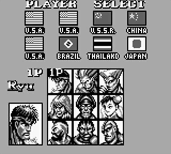 Street Fighter II - Gameboy spill - Retrospillkongen
