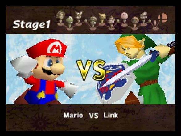 Renovert Super Smash Bros. - N64 spill - Retrospillkongen