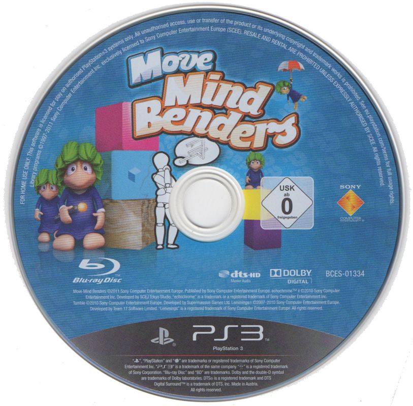 Move Mind Benders - PS3 spill - Retrospillkongen