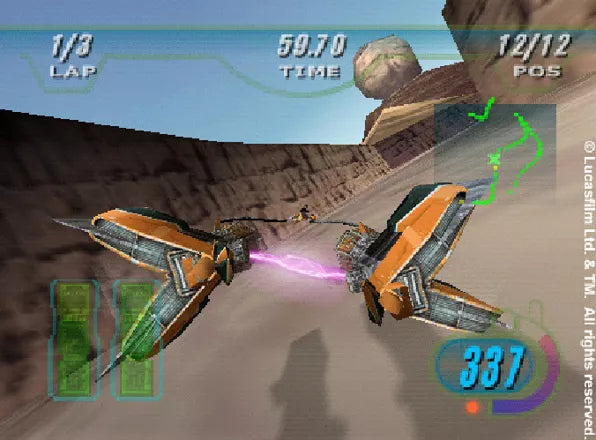 Star Wars: Episode I - Racer - N64 spill - Retrospillkongen