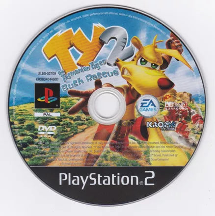 Ty 2 the Tasmanian Tiger Skogens Redning - PS2 spill - Retrospillkongen