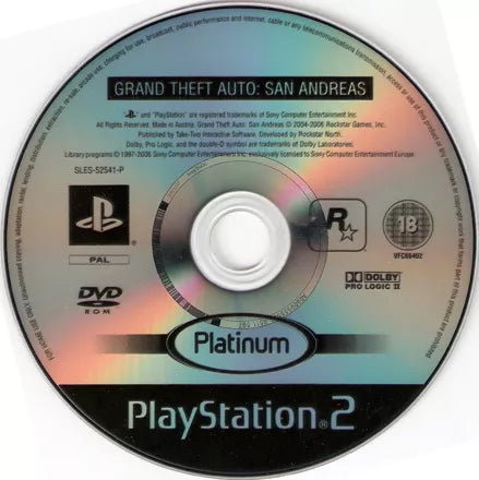 Grand Theft Auto San Andreas - PS2 spill - Retrospillkongen